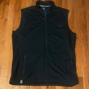 Icebreaker Men’s Pure Merino Zip Up Vest Size XXL Deep Green EUC Line New